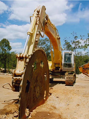 礦山開采實圖 走進深圳市希利頓砂巖實業的源頭與工藝展示